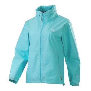 Mizuno 美津濃【零碼】女款 連帽防風外套 GORE-TEX 運動 訓練 防水 薄荷綠- B2TE2X9935