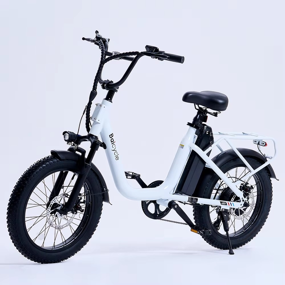 小米小白Baicycle U03美國倉庫20吋胖胎750瓦可拆卸電池電動自行車送貨胖輪胎自行車