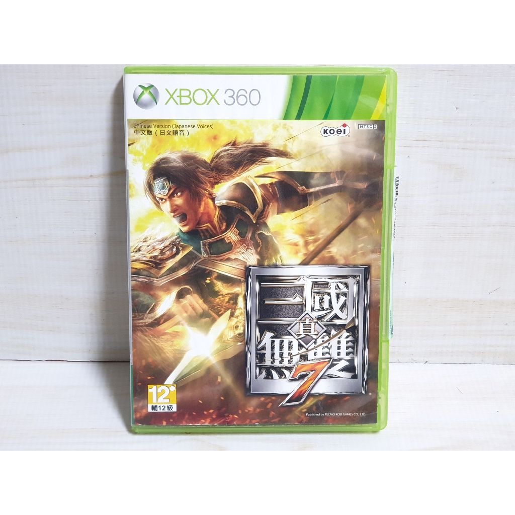 {哈帝電玩}~XBOX360 原版遊戲 真 三國無雙7 中文版 封面紙受潮不平整 光碟無刮 有盒書~