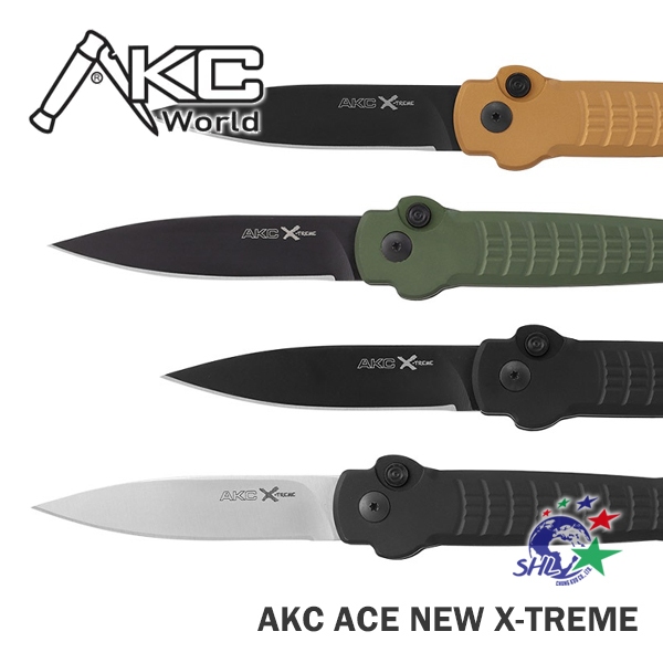 AKC - Ace New X-TREME 日本AUS-8鋼折疊工具刀 6061-T6航空鋁柄 多色 - 詮國