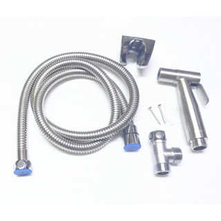 ［DIY達人］304洗屁屁噴槍組 沖洗器 活動三通 蓮蓬頭 噴槍 掛勾 螺絲 不銹鋼 沐浴管 無痕掛勾 浴室