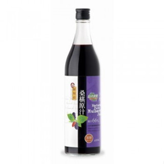 陳稼莊 桑椹原汁(600ml；加糖)、桑椹醋(250ml；加糖)
