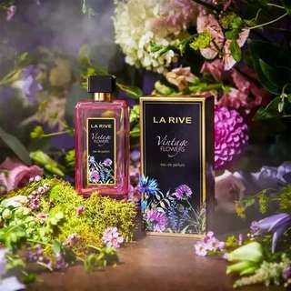 LA RIVE VINTAGE FLOWERS EDP(90ML)/香水/雞蛋花/梔子/紅莓/梨花/紅糖
