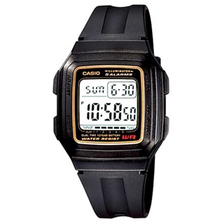 CASIO (F-201WA-9A) 大顯示器 超薄設計 當兵 休閒必備電子錶