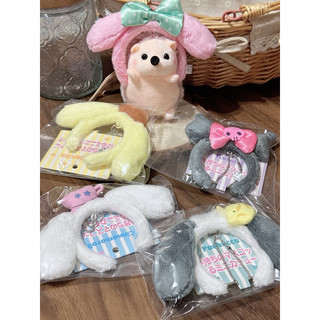現貨 日本 Sanrio 三麗鷗 絨毛 髮箍 吊飾 娃娃配件 美樂蒂 庫洛米 布丁狗 大耳狗 帕恰狗