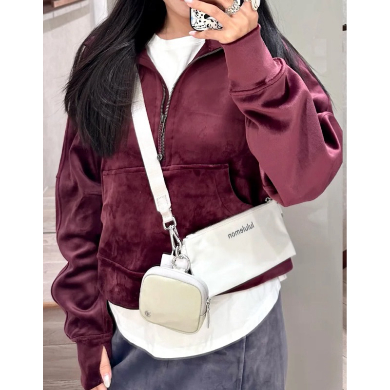 lululemon Dual Pouch Sling小挎包 （全新、購於台灣專櫃）