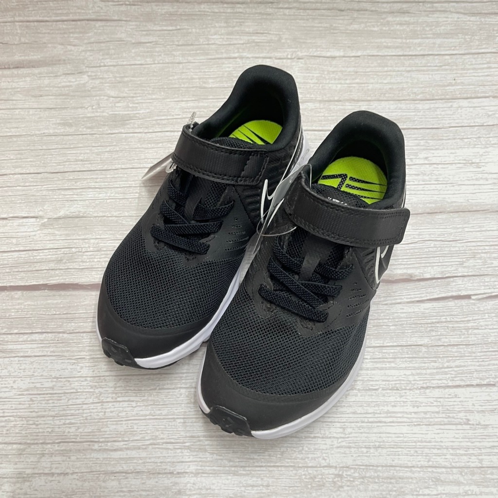 ［出清品］[ 展示品 ]《布布童鞋》NIKE_STAR_RUNNER2黑色網布運動鞋