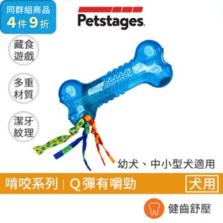 美國Petstages歐卡迷你骨頭｜幼犬、小型犬適用｜軟Q潔牙骨幼犬磨牙棒寵物玩具藏食玩具幼犬玩具漏食玩具潔牙棒221