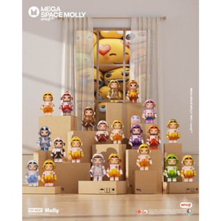 POP MART 泡泡瑪特SPACE MOLLY 🥰MEGA SPACE MOLLY 100% × emoji™😆公仔