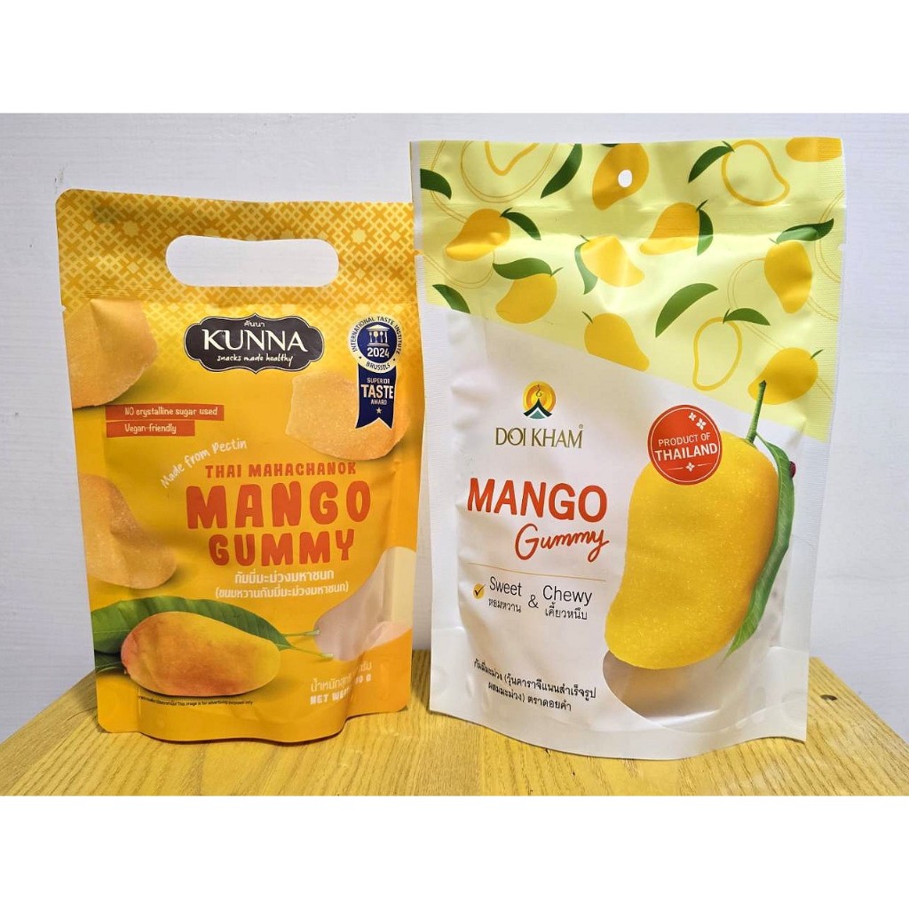 泰國 皇家 DOI KHAM 芒果軟糖 & KUNNA MANGO GUMMY 芒果軟糖