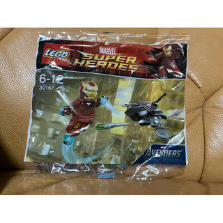 ［店小二］現貨 正版 全新 LEGO 樂高 鋼鐵人 iron man 30167 super heroes 積木