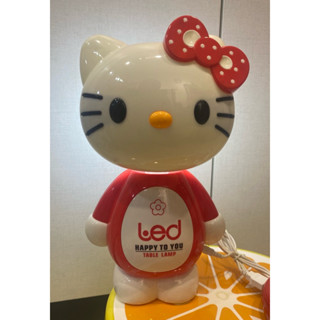 新品-HELLO KITTY桌上型檯燈可愛貓咪造型檯燈 桌上型檯燈 附18650充電電池及充電線