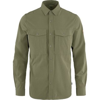 Fjallraven 北極狐 Abisko Trekking Shirt M 男款長袖襯衫 F87935-622 淺橄欖