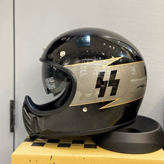 山道紳士 Air Runner Outlaw 全新款 內建墨片 全罩式 山車帽 越野帽 復古安全帽 Club 黑銀