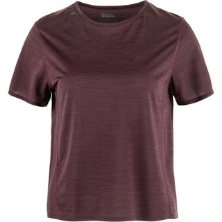 Fjallraven Abisko Lite SS W 女款短袖T恤排汗衣 F14600203-357 深葡萄紅