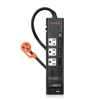 ＊小鐵五金＊PowerSync TS43Q018 4開3插 快充防雷擊延長線 1.8M USB-A TypeC 延長插座