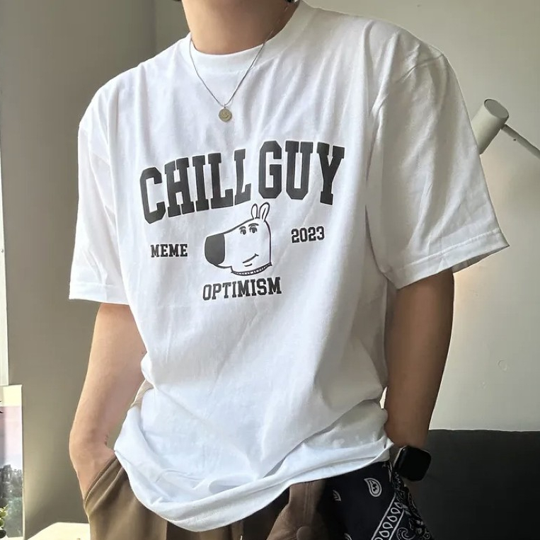 [Sin Select Shop] CHILL GUY 迷因 unisex 短T
