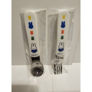 [MIFFY]米飛兔/米菲兔-餐具組(湯匙+叉子)、小方巾、髮飾組(髮夾+髮圈)