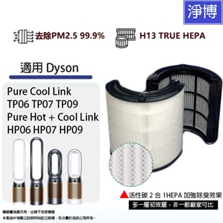 Dyson適用TP06 TP07 TP7A TP09 TP10 HP06 HP07 HP7A HP09 HP10濾網濾芯