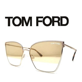 TOM FORD 原廠真品 文青古著 獨特時尚個性 金框＋雙色鏡片 太陽眼鏡 TF653 28B