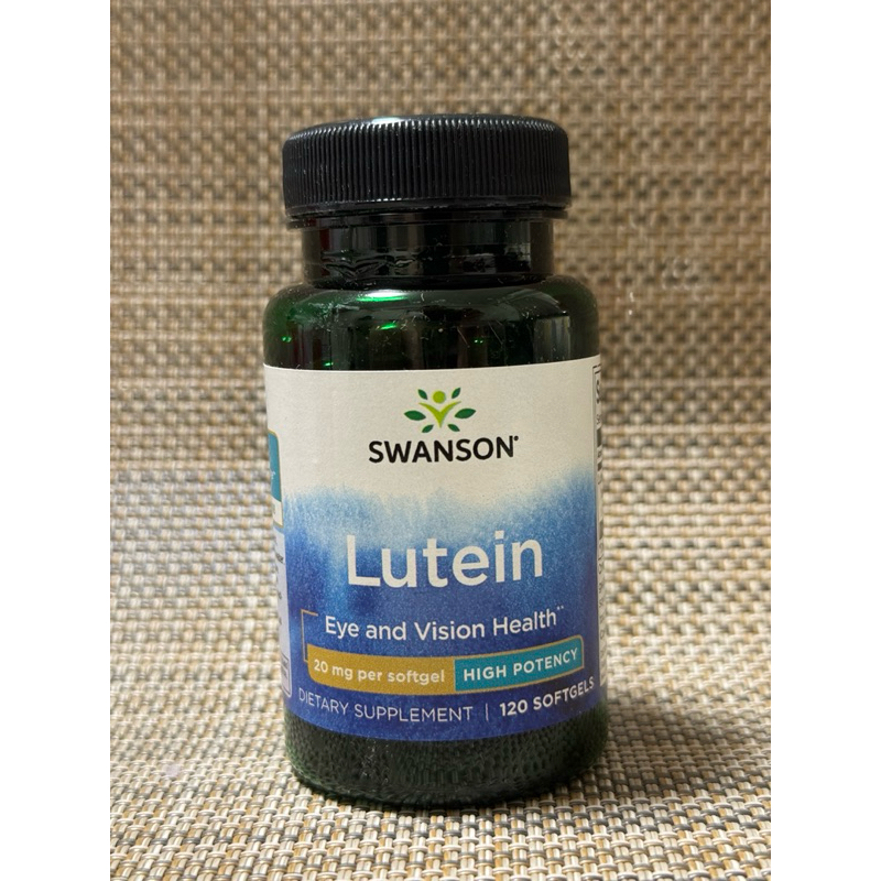 現貨 Swanson 葉黃素 游離型 20mg 120顆 Lutein 軟膠囊 美國代購