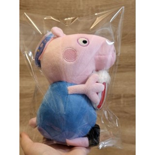 聊免運 全新現貨 正版 Peppa Pig 佩佩豬 爆米花 粉紅豬小妹 6吋 娃娃
