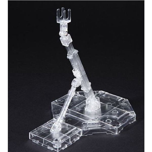 5057417 ACTION BASE 1 人形鋼彈支架 MG, 1/100 1/144 BB戰士適用(透明色)