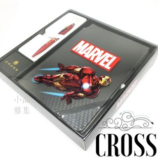 ＝小品雅集＝CROSS 高仕Tech2 Marvel系列 觸控原子筆+筆記本禮盒（Iron Man 鋼鐵人)