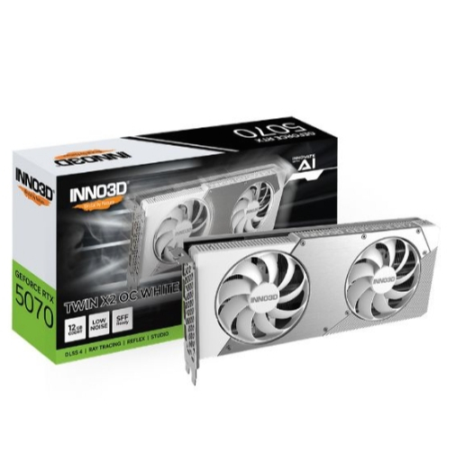 5/3 INNO3D RTX5070 TWIN X2 OC WHITE 顯示卡📌附購買證明📌自曲優惠價21750