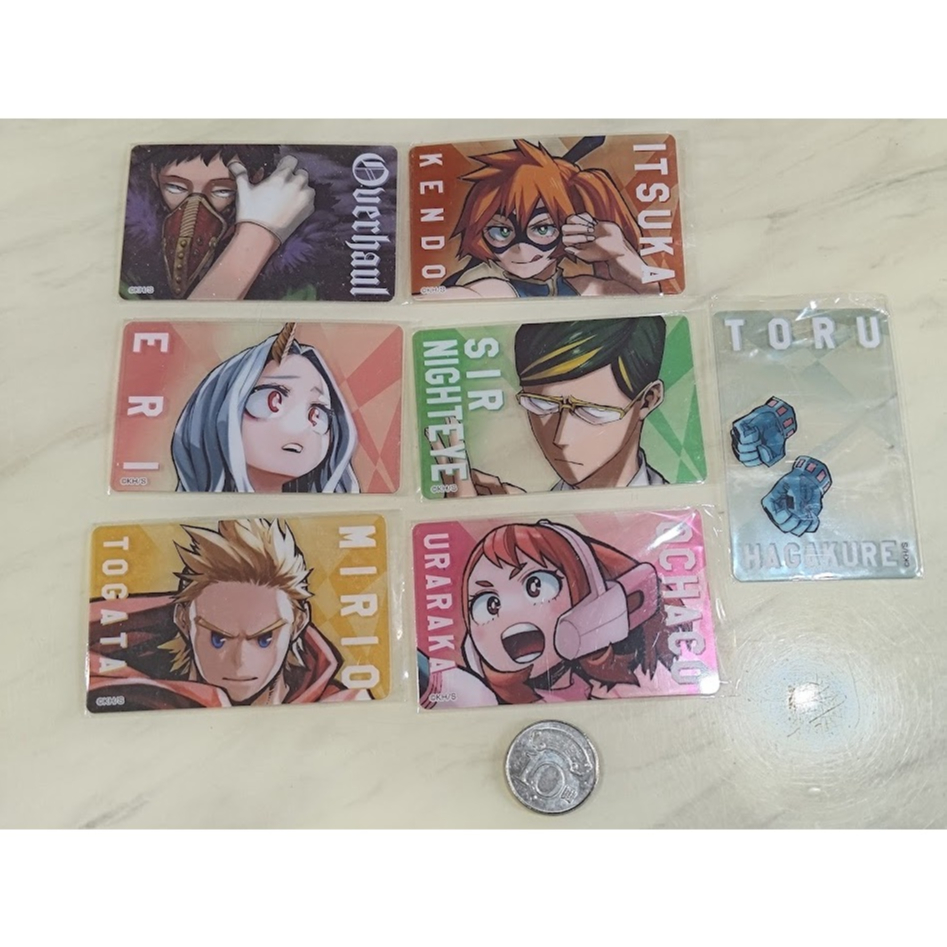 [睡睡蛙小池] 我的英雄學院 拍立得 餅卡 我的英雄學院展 原畫  歐爾麥特 奮進人 治崎廻 壞理 通行百萬 拳藤一佳