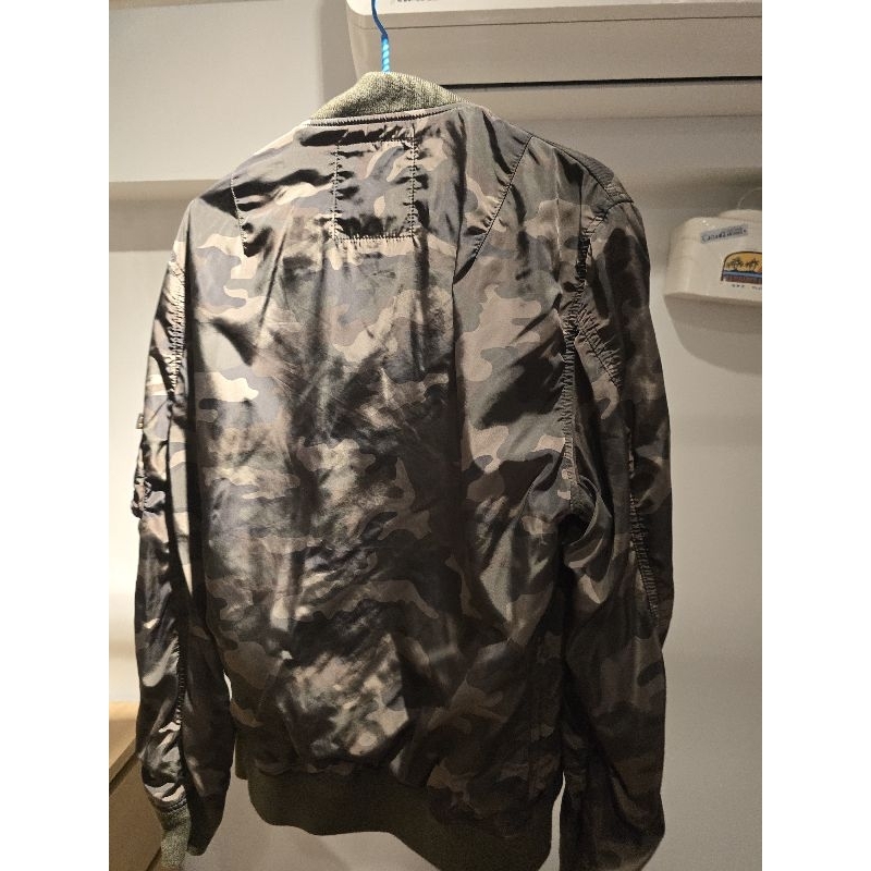 日版Alpha industries MA-1 jacket修身版經典飛行外套米彩