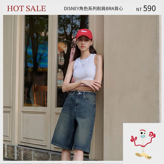 LOVFEE/全新—2470006DISNEY角色系列削肩BRA背心：叉奇S-M$300