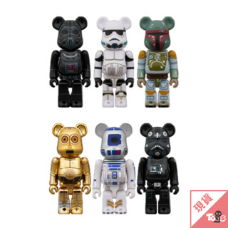 （現貨）BEARBRICK CHASE STAR WARS 星際大戰 100% 盲盒 庫柏力克熊 白武士 黑武士玩具有毒