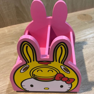 二手 hello kitty x rody 聯名 趣味旋轉盒 可旋轉 收納盒 筆筒