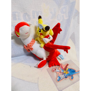 寶可夢拉帝亞斯皮卡丘絨毛玩偶 娃娃 神奇寶貝 Pokémon 皮卡丘 動漫周邊 變裝皮