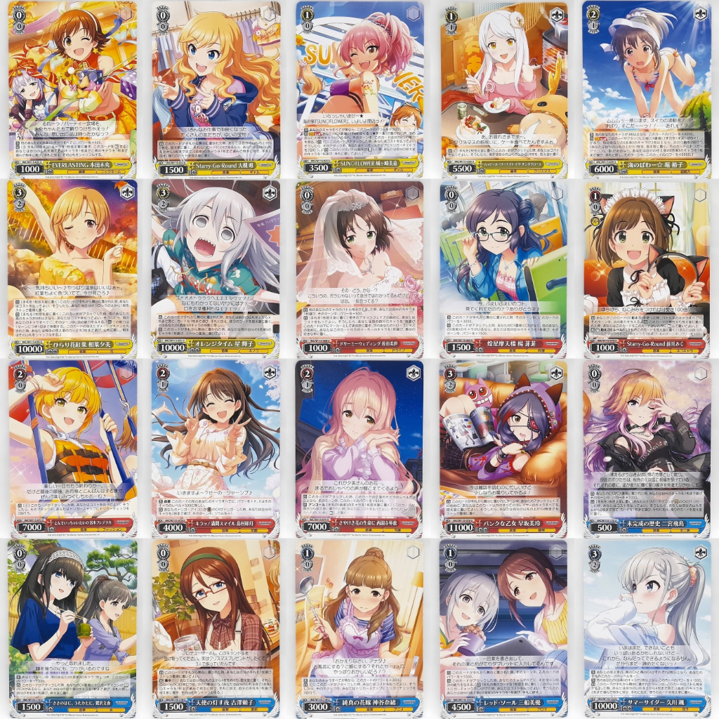 正版 日版 偶像大師 灰姑娘女孩 WS 二手 卡牌 W115 U 單售 本田未央 城崎美嘉 二宮飛鳥 久川颯 神谷奈緒