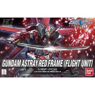 (BANDAI) 鋼彈SEED 組裝模型 HG 1/144 MBF-P02 紅色異端鋼彈(飛行揹包裝備) 58