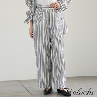 Te chichi 直條紋理感單釦設計長褲(0F000577810)