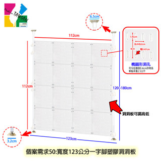 【巴塞隆納】屏風置物架-(客自化商品訂製品) 旋轉式多角度L型屏風 洞洞板 吊衣架 置物架 洞洞板架