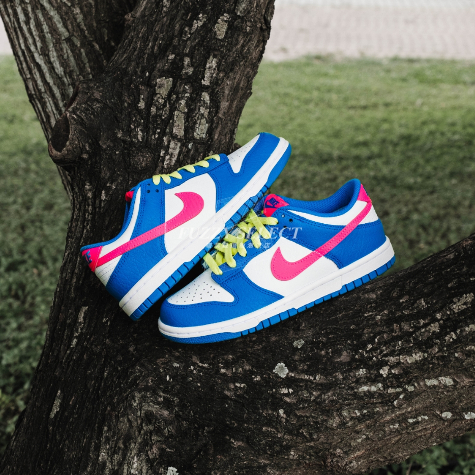 【逢甲 FUZZY】Nike Dunk Low GS Photo Blue 藍粉 IB7747-406