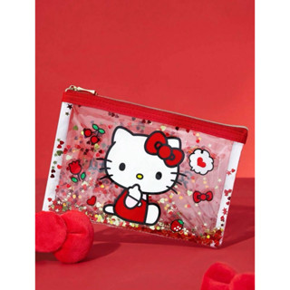 現貨供應快速出貨HELLO KITTY 亮片化妝包、收納袋、旅行收納包、電子產品收納包、多功能收納包