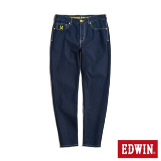 EDWIN 男款 加大碼 JERSEYS 大師系列中腰丹寧錐形迦績褲(原藍色)