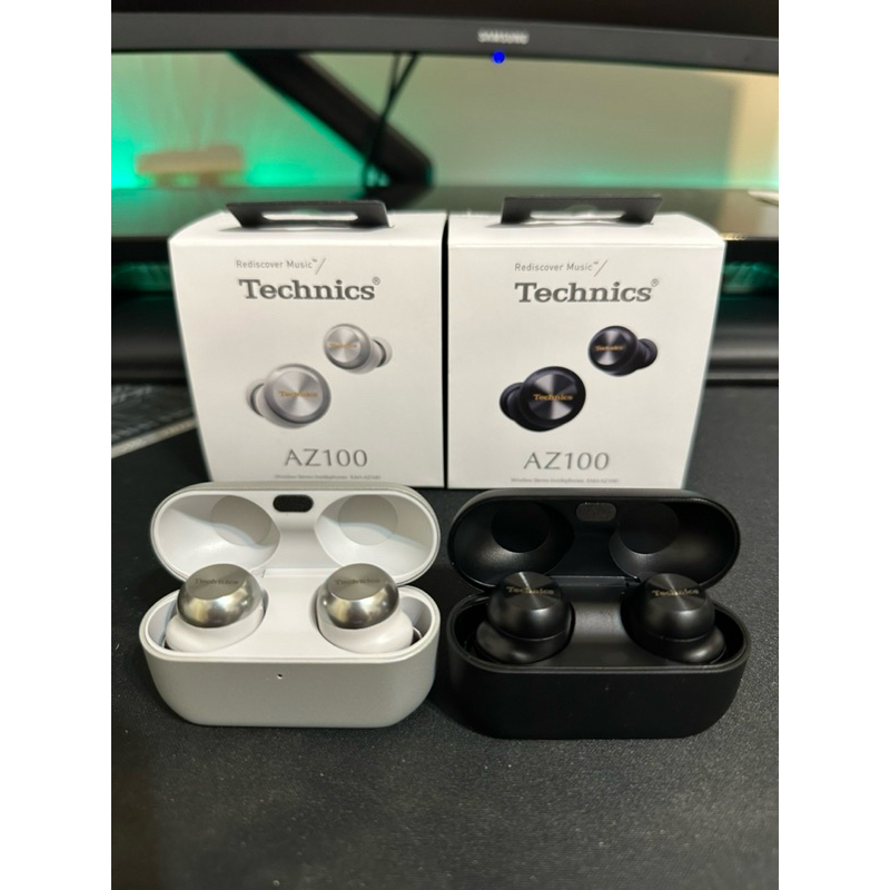 台北 EAH-AZ100/AZ80新舊款都有 黑色銀色現貨Panasonic Technics真無線 降噪藍芽耳機