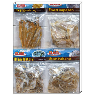🐰TokoMiNi🐰Elon Ikan Pakang / Billis / Kapasan / Jambrong 鹹魚乾