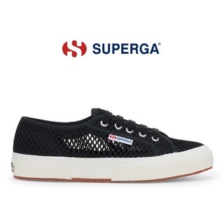 SUPERGA 女鞋 休閒鞋 網面鞋 3750 經典系列 透氣 鏤空 黑 S2135GW-005