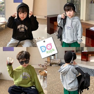 DO Kids童裝 臺灣現貨-韓版字母連帽T恤 男童 女童 秋冬季新品 兒童 中小童 大童 長袖 上衣 休閒 潮版