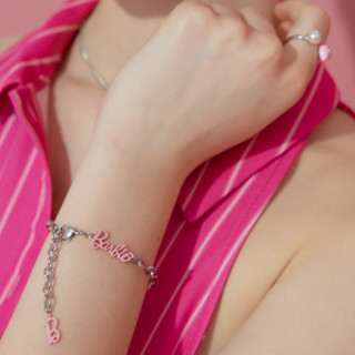 【Bonny & Read】[Barbie聯名/鋼飾] 經典芭比手鍊 2色 低敏 抗汗 手鍊 聯名款【全現貨賣場】