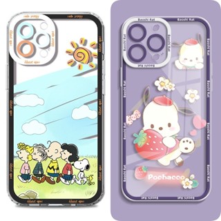 iphone 17promax 17plus 16pro 15pro 14 13 12 11 XR莓莓帕恰狗透明手機殼