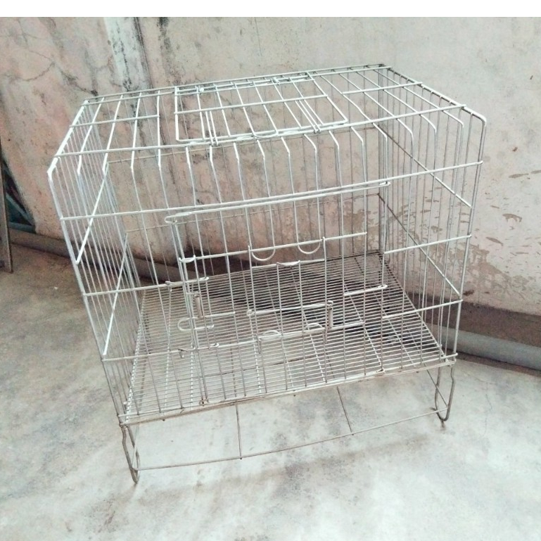 二手/固定式白鐵籠 不鏽鋼 不銹鋼 狗籠 60×45×60公分