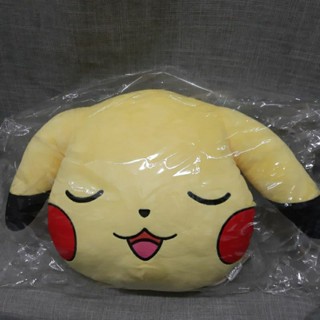 正版雷標Pokemon 寶可夢皮卡丘 卡皮獸暖手枕 午睡枕 靠枕